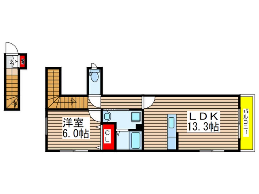 間取図 プライマル　ヴィエナ