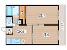パールマンション 2DKの間取り