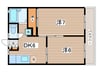 パールマンション 2DKの間取り
