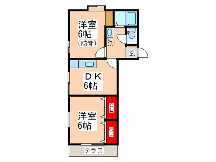 間取図 オークビレッヂ国立