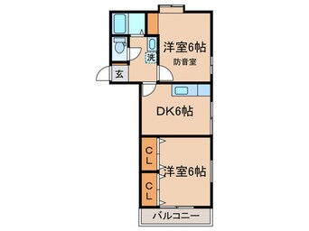 間取図 オークビレッヂ国立