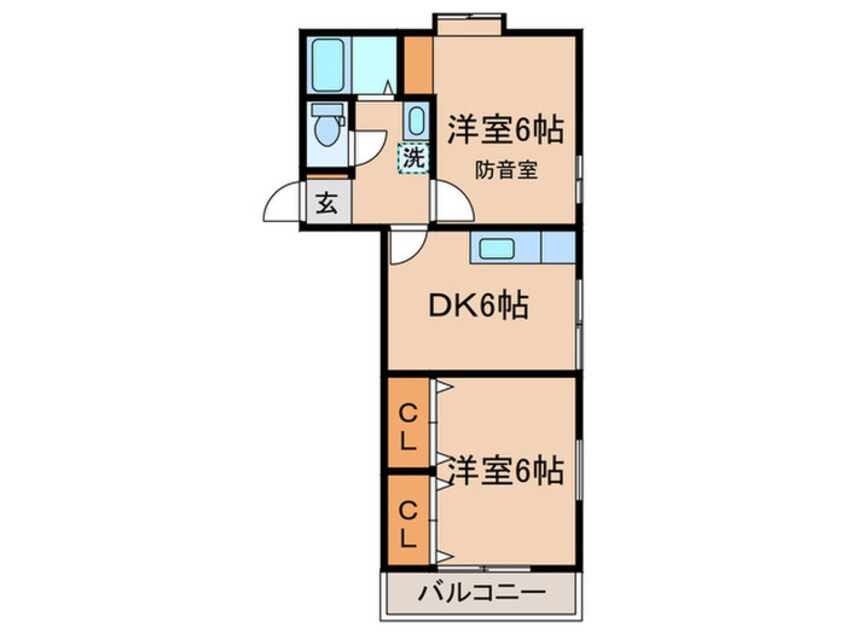 間取図 オークビレッヂ国立