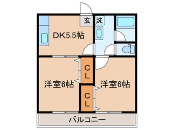 間取図 オークビレッヂ国立