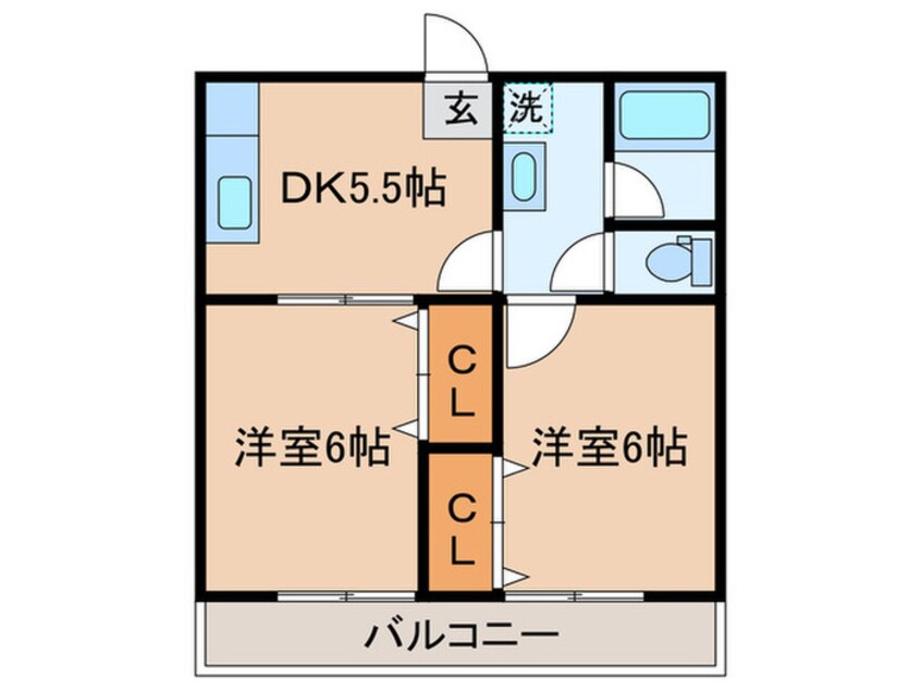 間取図 オークビレッヂ国立