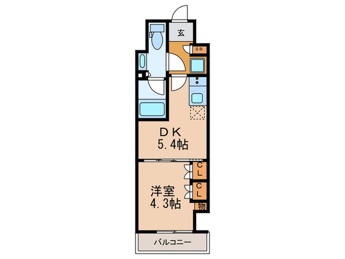 間取り図 ルフォンプログレ赤塚