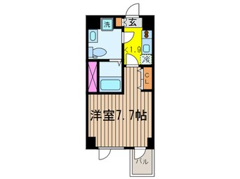 間取図 エスティメゾン押上