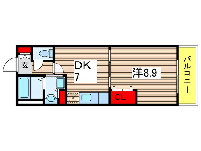 間取り図 コ－ポレ－ト稲毛海岸