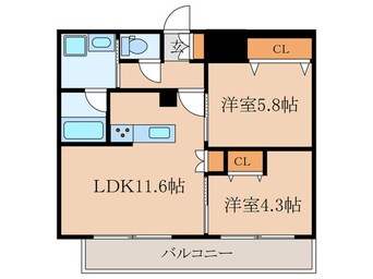 間取図 フレンシア下井草