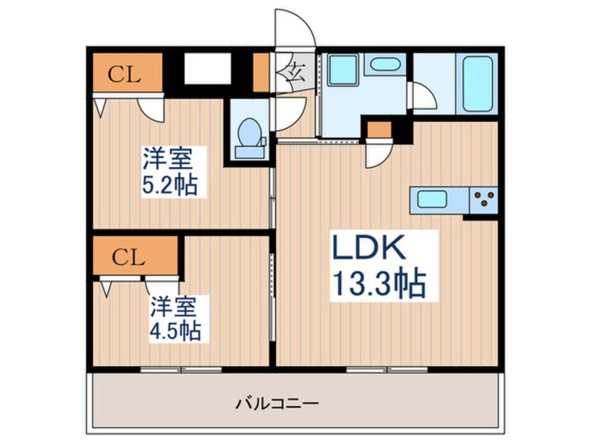 間取図 フレンシア下井草