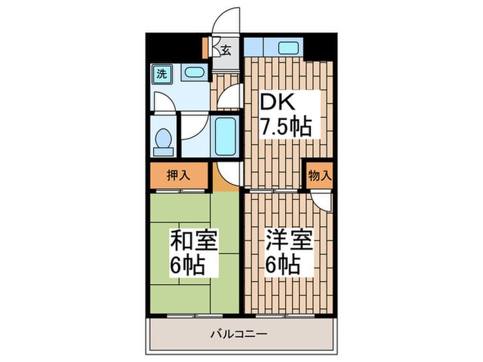 間取り図 広瀬ハイツ(402)
