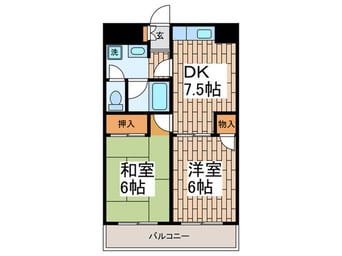間取図 広瀬ハイツ(402)