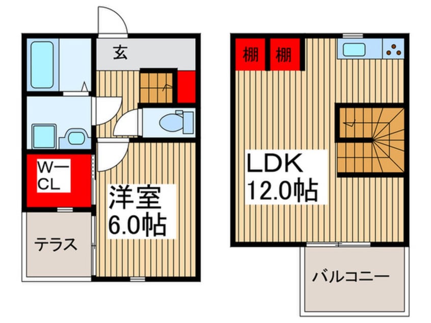 間取図 銀生五番館