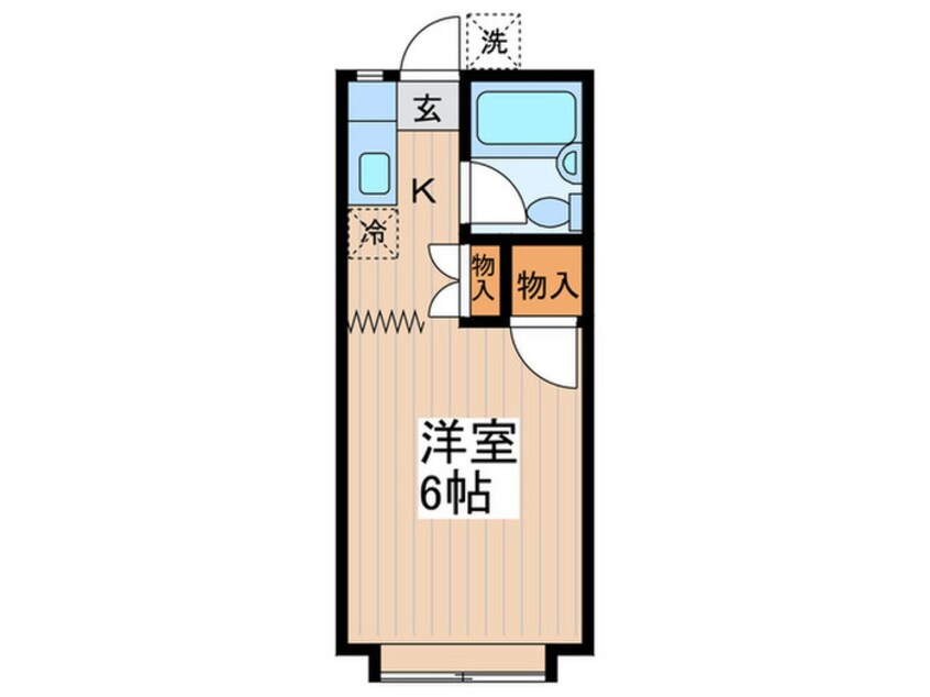 間取図 小川二葉Ａ