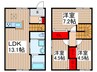 浦和区上木崎戸建 3LDKの間取り