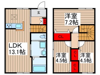 間取図 浦和区上木崎戸建