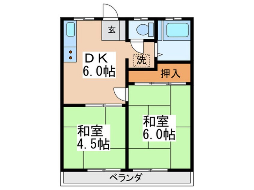 間取図 サンハイツ