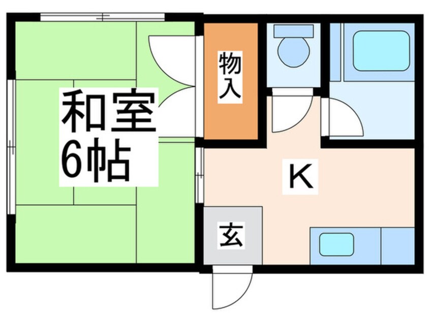 間取図 原コ－ポ