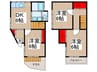 柏市常盤台戸建て 3DKの間取り