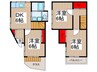 柏市常盤台戸建て 3DKの間取り