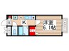 メゾンド・エル 1Kの間取り