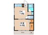 ハイツ海老沢 1DKの間取り