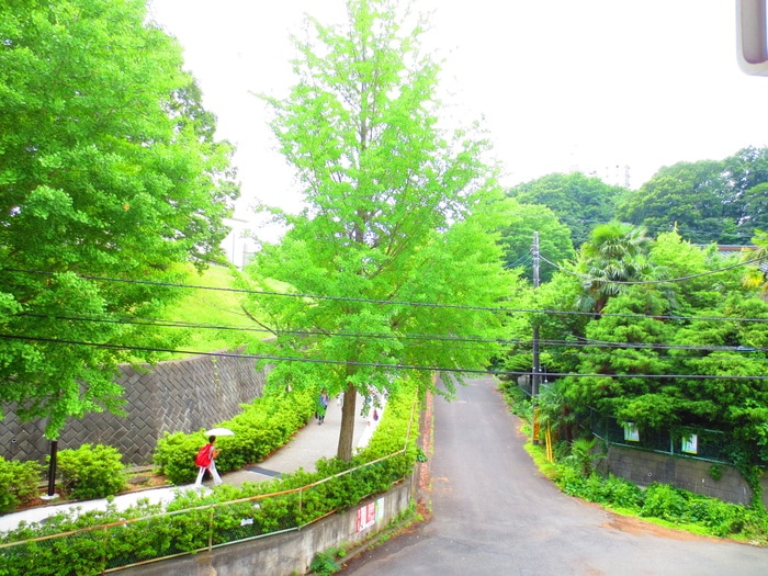 室内からの展望 青木葉ｾﾝﾀｰﾋﾞﾙ