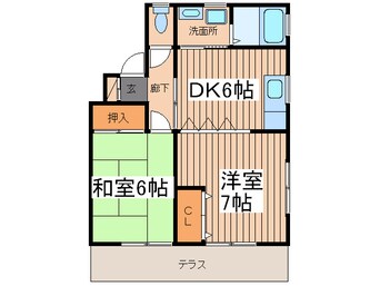 間取図 セピアコート壱番館