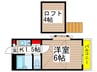 ジュネパレス八千代台第16 1Kの間取り