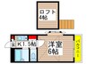 ジュネパレス八千代台第16 1Kの間取り