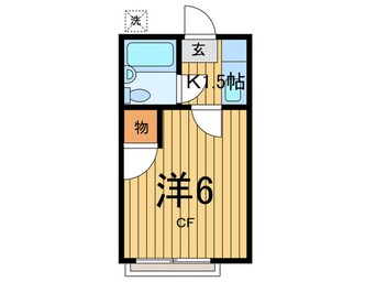 間取図 コーポ重田