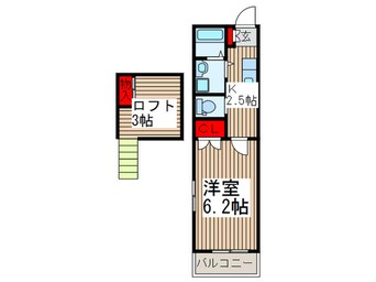 間取図 クレセントハウス