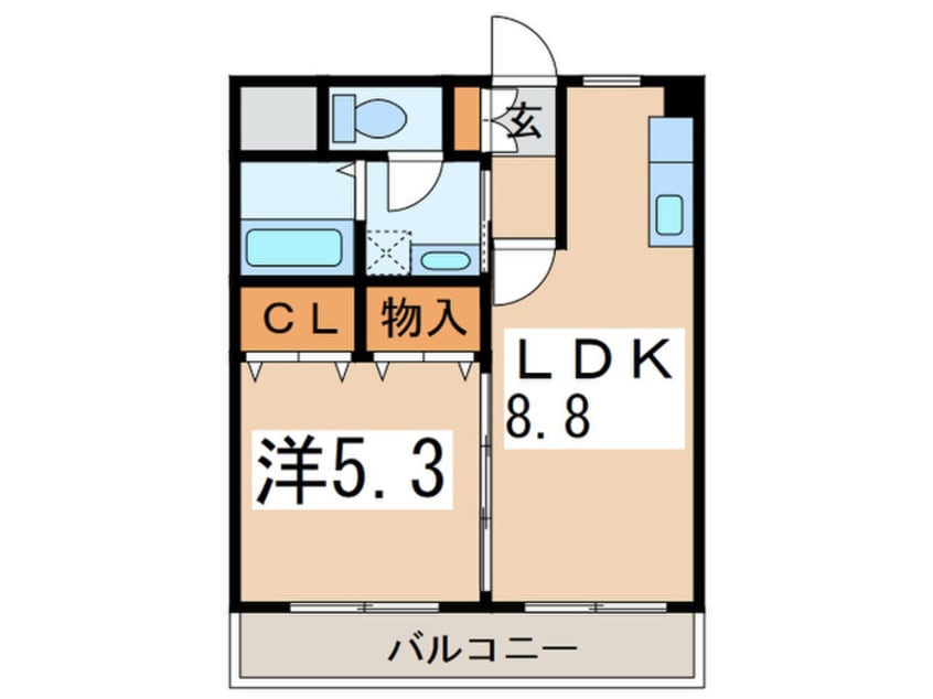 間取図 マイリッチハイツ