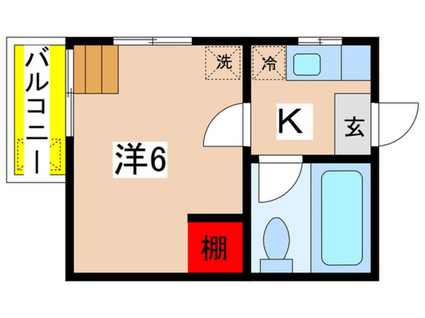 間取図 コーポランド