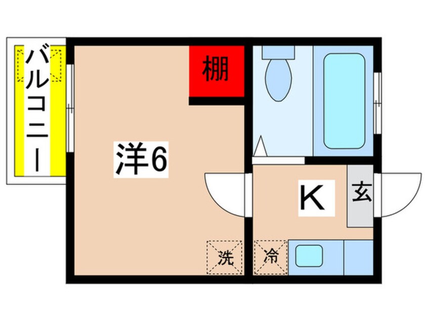 間取図 コーポランド