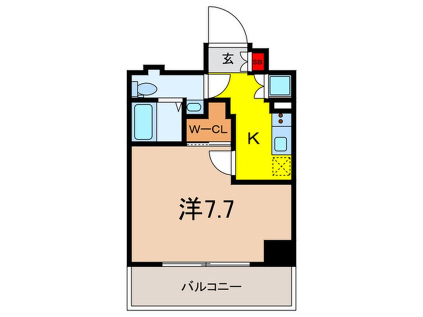 間取図 ミライズ早稲田レジデンス(202)