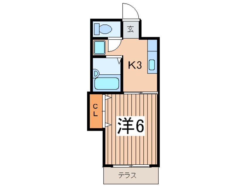 間取図 メゾンアスリ－ト