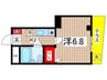 メゾン多摩川 1Kの間取り