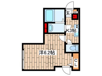 間取図 フィンセント横須賀