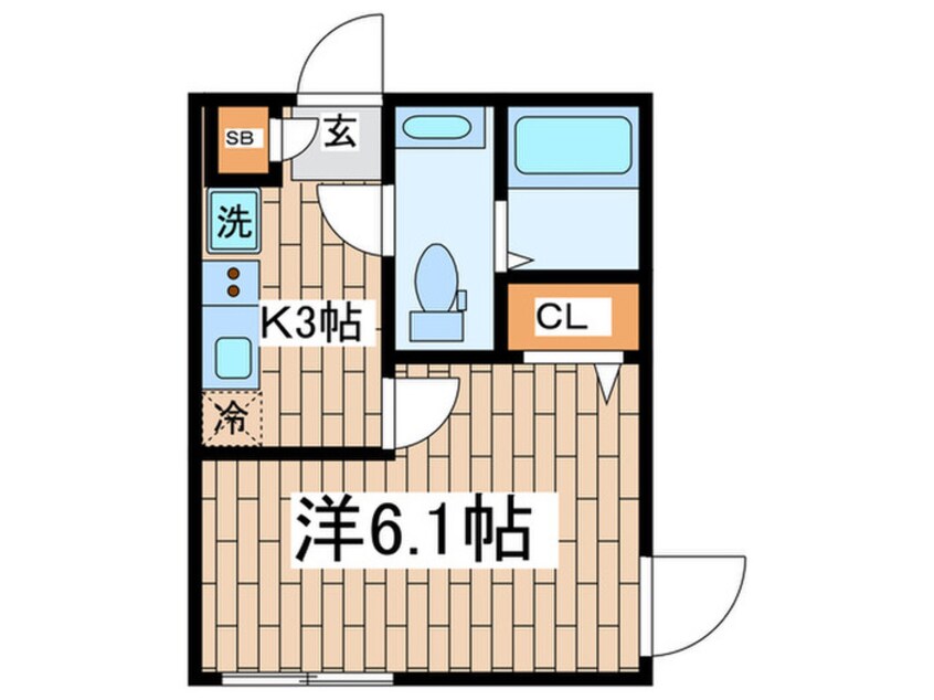 間取図 フィンセント横須賀