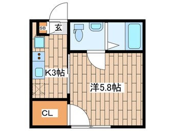 間取図 フィンセント横須賀