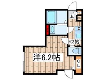 間取図 フィンセント横須賀