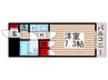 ダイニチ館Ｆ１２ 1Kの間取り