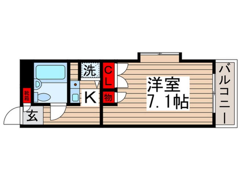 間取図 ダイニチ館Ｆ１２