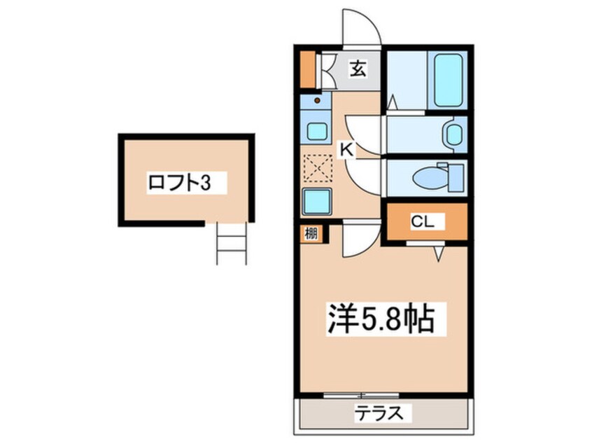 間取図 ヒルズ鶴川