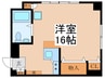 コイケハイム 1Rの間取り