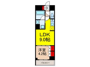 間取図 ｸﾚｽﾄｺｰﾄ日本橋浜町