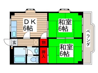 間取図 ロイヤルハイツ３号棟