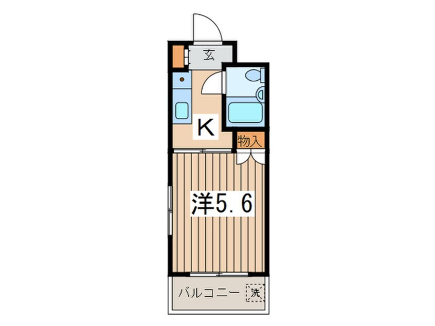 間取図 ハイタウン横浜（４０１）