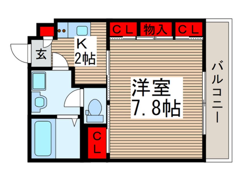 間取図 リブリ・リア