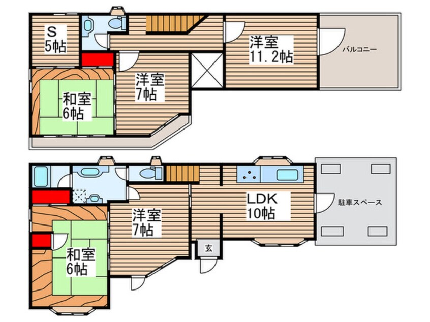 間取図 赤山戸建